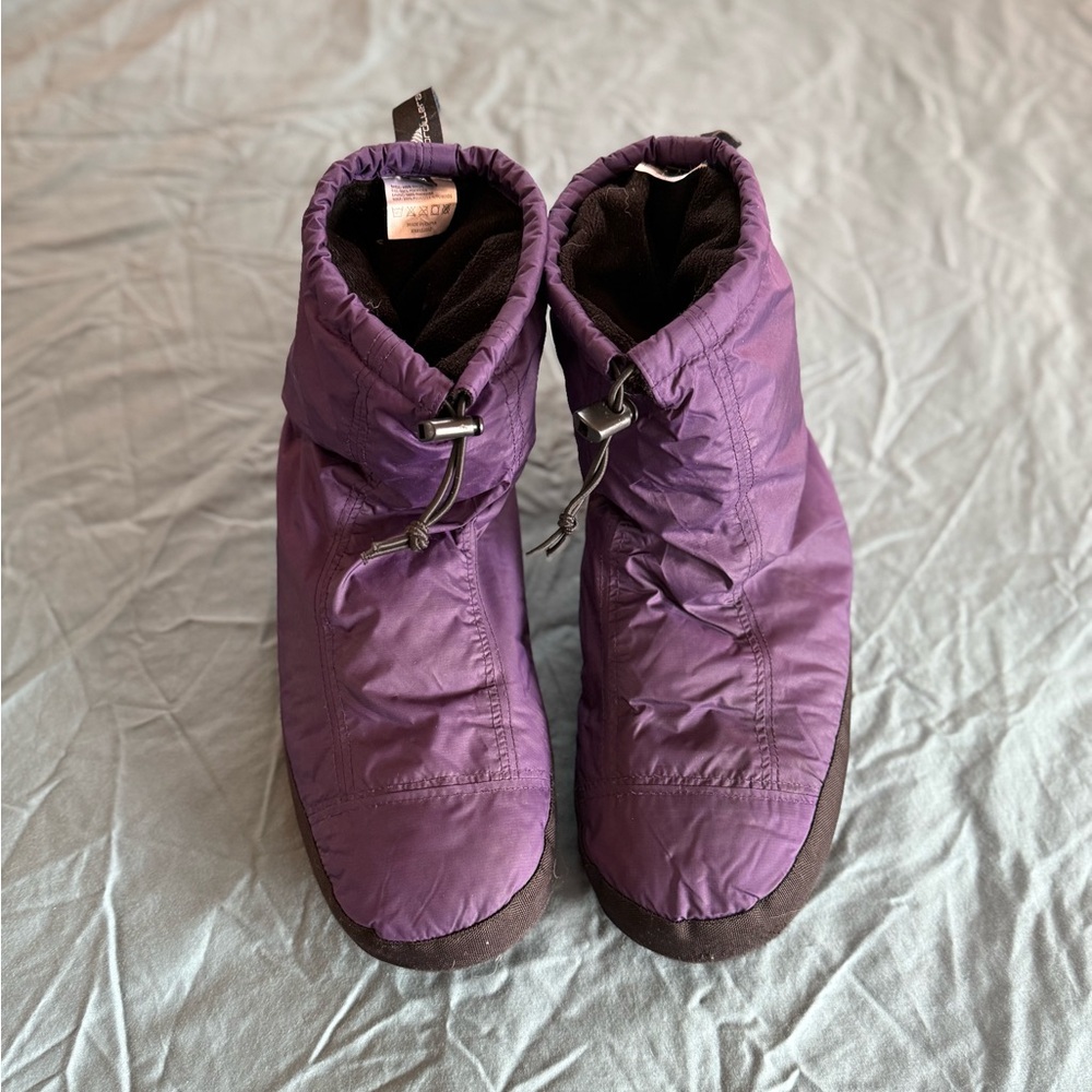 Women's Purple Down Booties